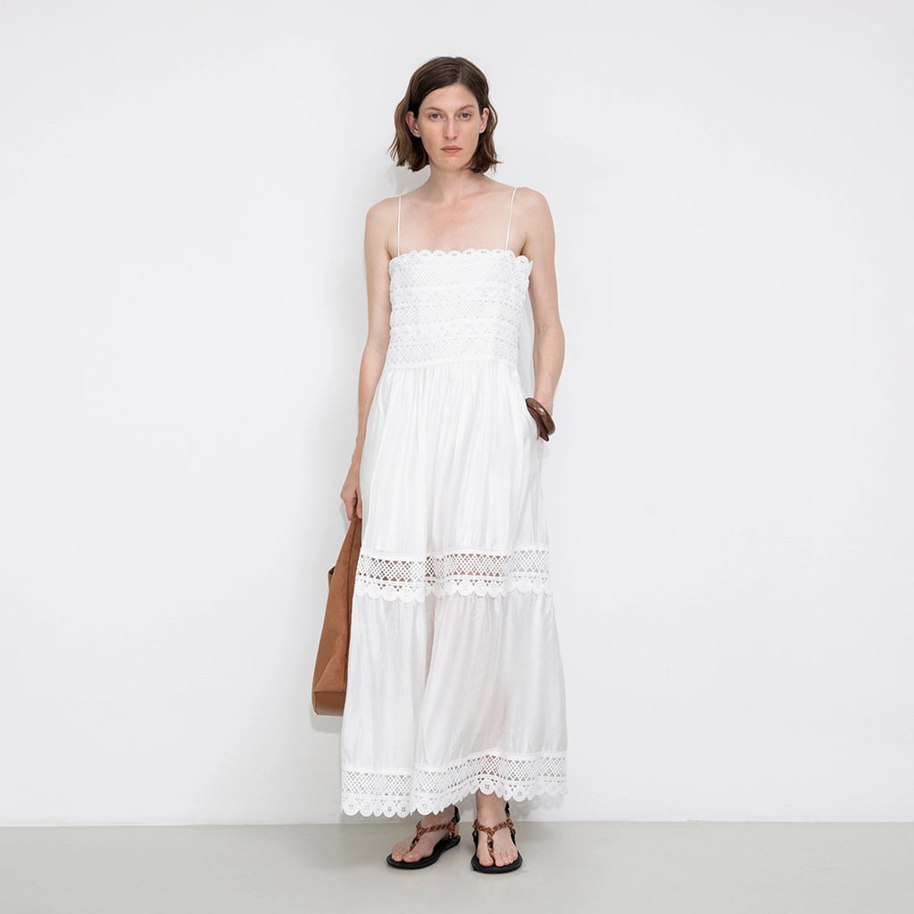 Crochet Lace Camisole Maxi Dress Crochet Lace Camisole Maxi Dress