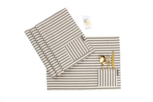 Cotton Cloth Placemats, Set of 4 - H+E Goods Company
