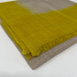 Citrine & Taupe Light Weight Scarf - H+E Goods Company