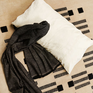 Graphite Merino Scarf - H+E Goods Company