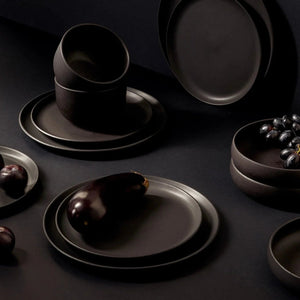 Tunisian Pasta Bowls - Matte Black - H+E Goods Company