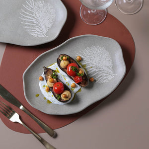 Shallow Oval Medium Platter - Set of 4 - H+E Goods Company