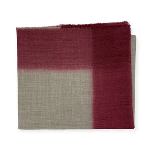 Claret & Taupe Light Weight Scarf - H+E Goods Company