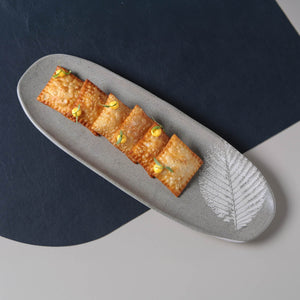Shallow Organic Oval Platter Large Set of 4 - H+E Goods Company