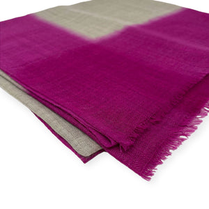 Magenta & Taupe Light Weight Scarf - H+E Goods Company