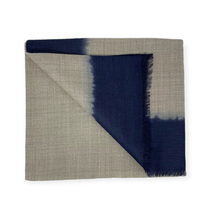 Navy & Taupe Light Weight Scarf - H+E Goods Company