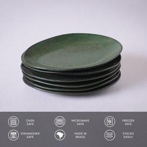 Oval Dessert Plate Set of 4 - H+E Goods Company