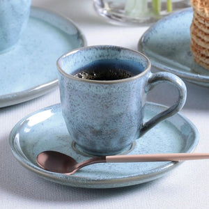 Coffee Cup & Saucer Set of 6 - H+E Goods Company