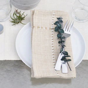 S/4 Pulled Cotton Napkins - H+E Goods Company