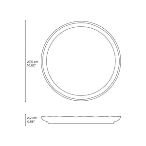 Deep Rim Plate - Set of 4 - H+E Goods Company