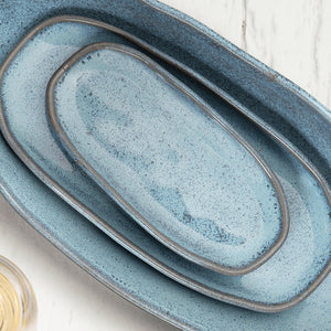 Shallow Mini Oval Platter - Set of 4 - H+E Goods Company