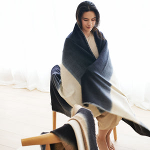 Ink Merino Throw - H+E Goods Company
