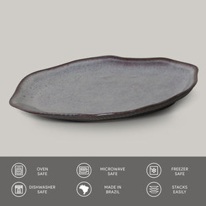 Shallow Oval Medium Platter - Set of 4 - H+E Goods Company
