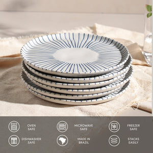 Dessert Plate - Set of 6 - H+E Goods Company