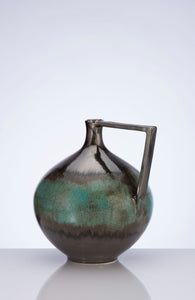 Turquoise Brushes Decorative Vessel - H+E Goods Company
