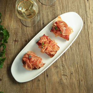 Shallow Organic Oval Platter Large Set of 4 - H+E Goods Company