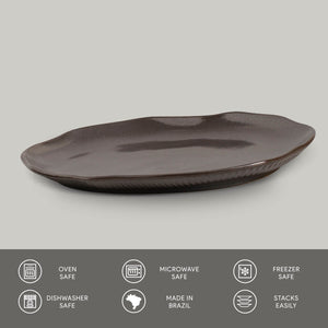 Shallow Oval Medium Platter - Set of 4 - H+E Goods Company
