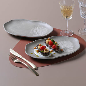 Shallow Oval Medium Platter - Set of 4 - H+E Goods Company