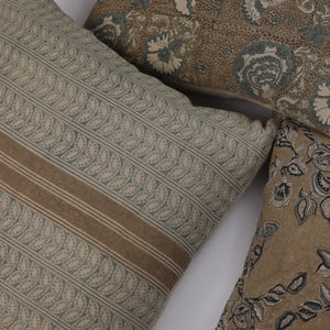 Almora Linen Block Print Pillow - H+E Goods Company