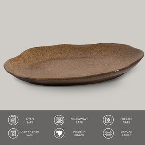 Shallow Oval Medium Platter - Set of 4 - H+E Goods Company