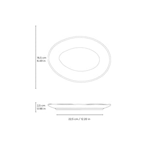 Oval Dessert Plate Set of 6 - H+E Goods Company