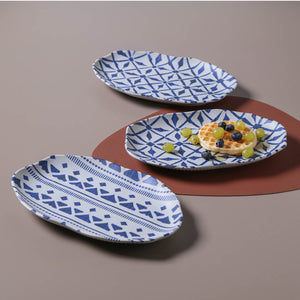Shallow Oval Medium Platter - Set of 4 - H+E Goods Company