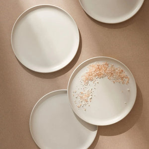 Tunisian Side Plate - Matte White - H+E Goods Company