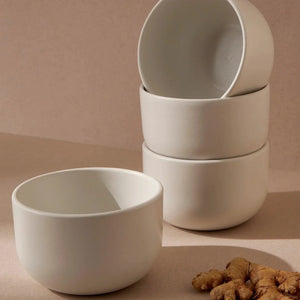 Tunisian Bowl - Matte White - H+E Goods Company