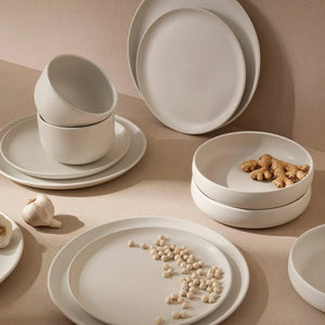 Tunisian Bowl - Matte White - H+E Goods Company