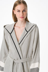 Pixel Turkish Towel Robe - H+E Goods Company