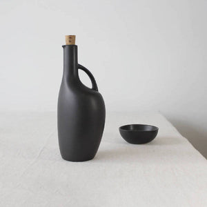 Stoneware Olive Oil Bottle | Canard 34oz - H+E Goods Company