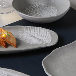 Shallow Organic Oval Platter Large Set of 4 - H+E Goods Company