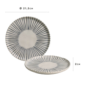 Dessert Plate - Set of 6 - H+E Goods Company