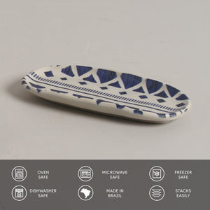 Shallow Mini Oval Platter - Set of 4 - H+E Goods Company
