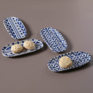 Shallow Mini Oval Platter - Set of 4 - H+E Goods Company