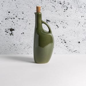 Stoneware Olive Oil Bottle | Canard 34oz - H+E Goods Company