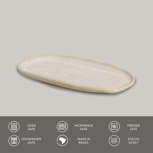 Shallow Small Oval Platter - Set of 4 - H+E Goods Company