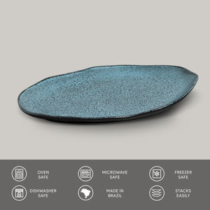 Shallow Oval Medium Platter - Set of 4 - H+E Goods Company
