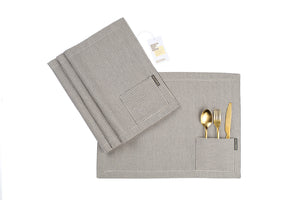 Cotton Cloth Placemats, Set of 4 - H+E Goods Company