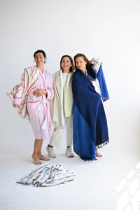 Blue Aegean Towel - H+E Goods Company