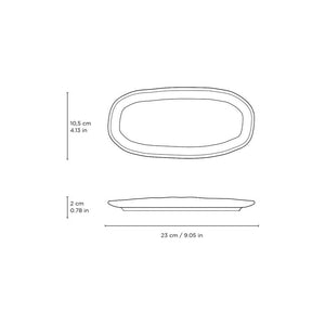 Shallow Small Oval Platter - Set of 4 - H+E Goods Company