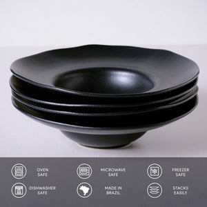 Deep Rim Plate - Set of 4 - H+E Goods Company