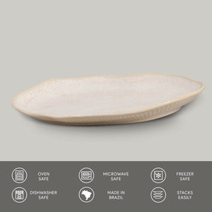 Shallow Oval Medium Platter - Set of 4 - H+E Goods Company