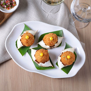 Shallow Oval Medium Platter - Set of 4 - H+E Goods Company