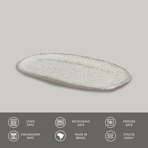 Shallow Small Oval Platter - Set of 4 - H+E Goods Company