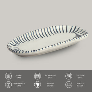 Shallow Mini Oval Platter - Set of 4 - H+E Goods Company