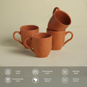 Organic Mug - Set of 4 - H+E Goods Company