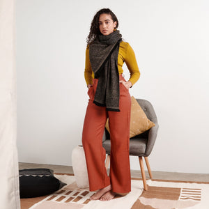 Graphite Merino Scarf - H+E Goods Company