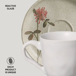 Coffee Cup & Saucer Set of 6 - H+E Goods Company