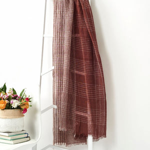 Auro Cinnabar Linen Scarf - H+E Goods Company